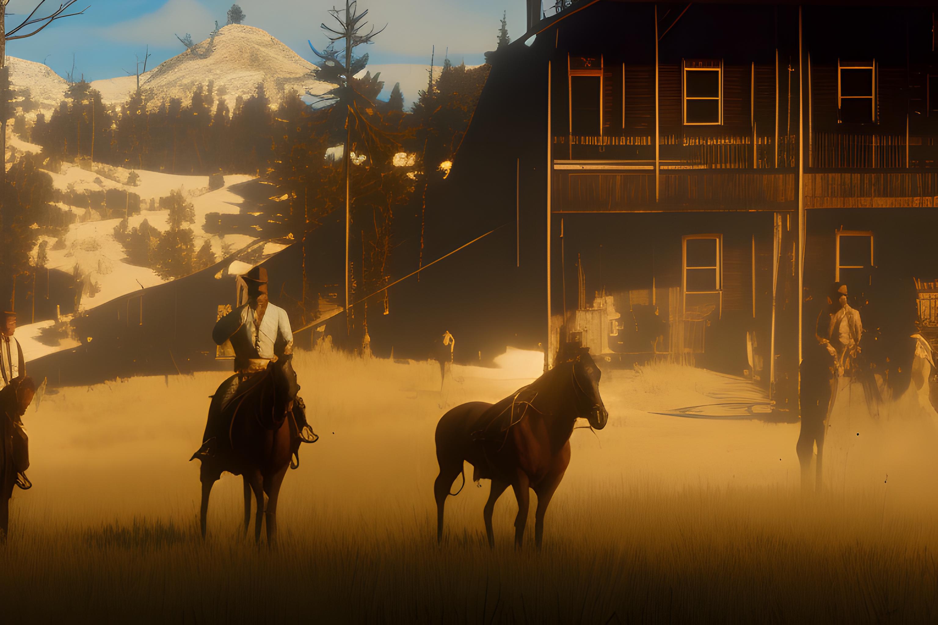 rdr 2 4k wallpaper üret laptop ekranı için